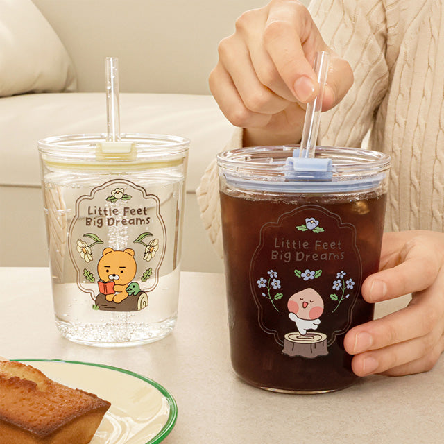 카카오프렌즈 글라스 텀블러 500ml (Kakao Friends Glass Tumbler 500mL)