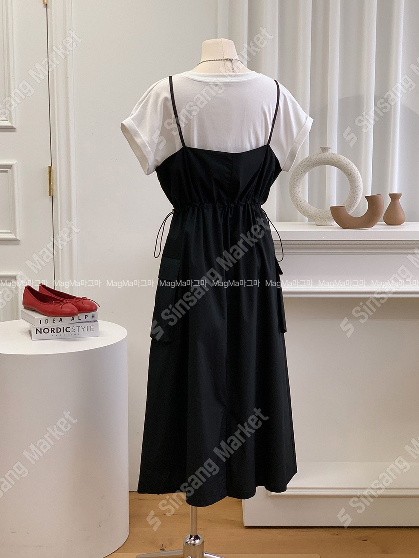 키키비 뷔스티에 롱원피스