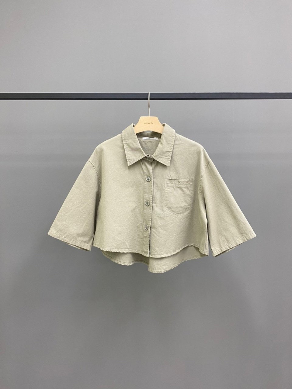 리나 크롭남방 (Lina Crop Shirt)