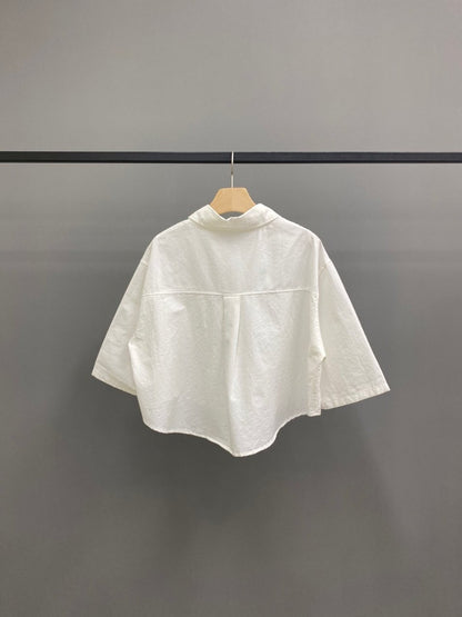 리나 크롭남방 (Lina Crop Shirt)