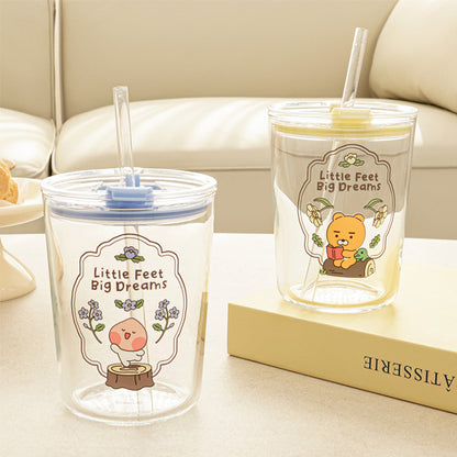 카카오프렌즈 글라스 텀블러 500ml (Kakao Friends Glass Tumbler 500mL)