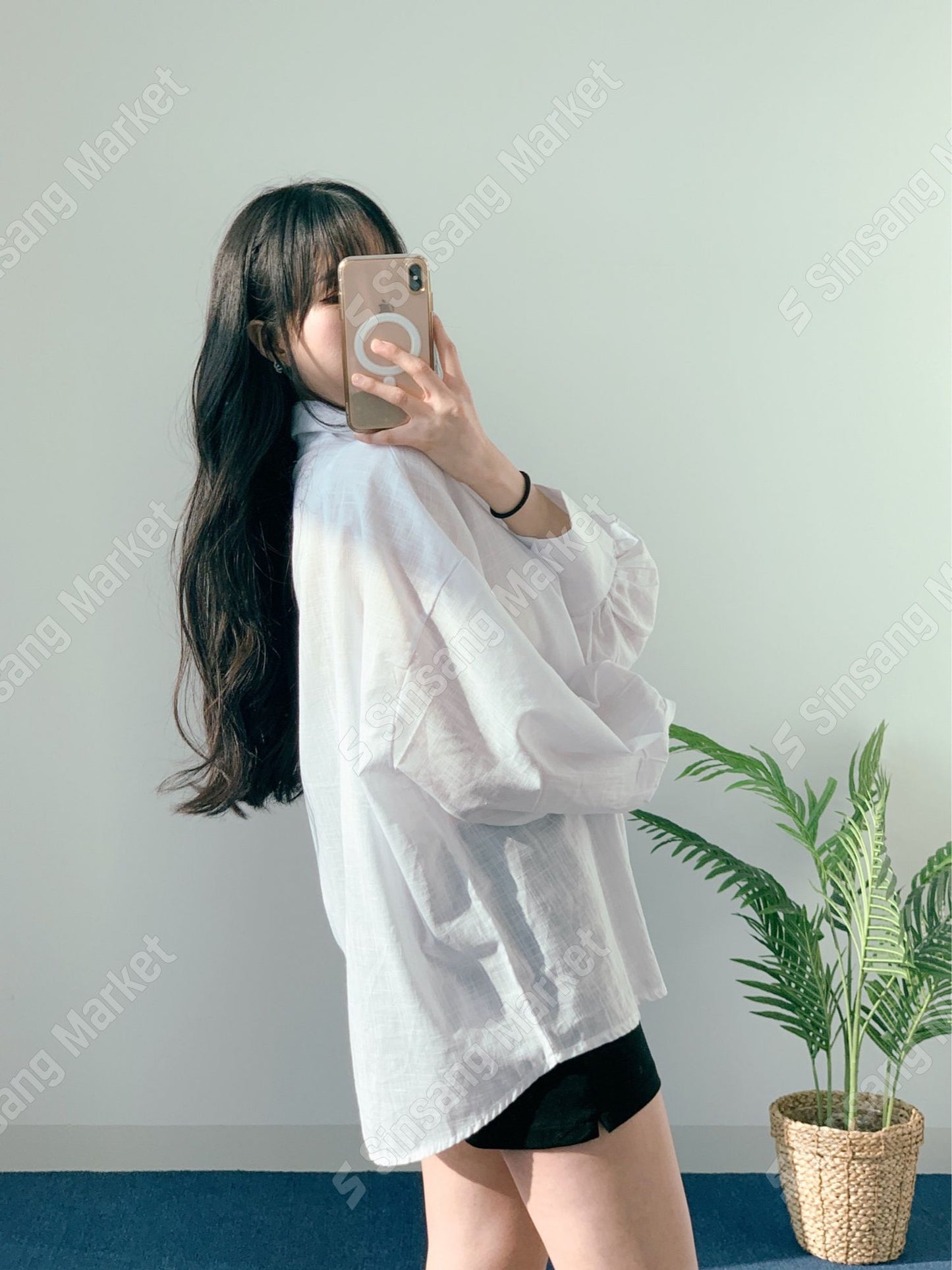 네이처 린넨셔츠