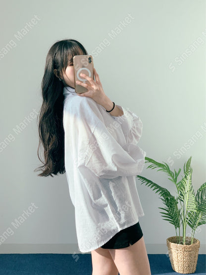 네이처 린넨셔츠
