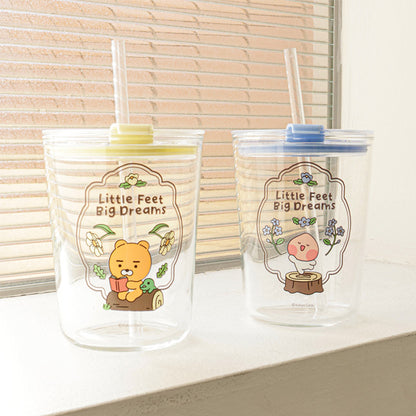 카카오프렌즈 글라스 텀블러 500ml (Kakao Friends Glass Tumbler 500mL)