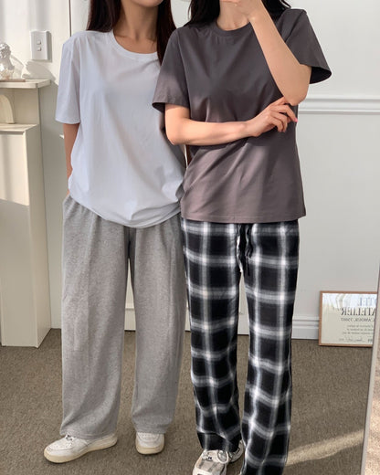 면 스판 라운드 고퀄 (Cotton Span Round Neck T Shirt)